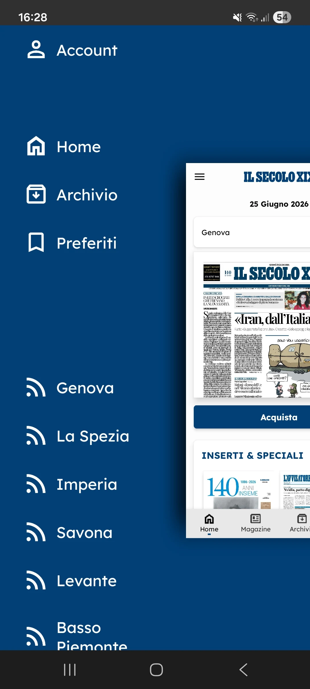 Il Secolo XIX screenshot