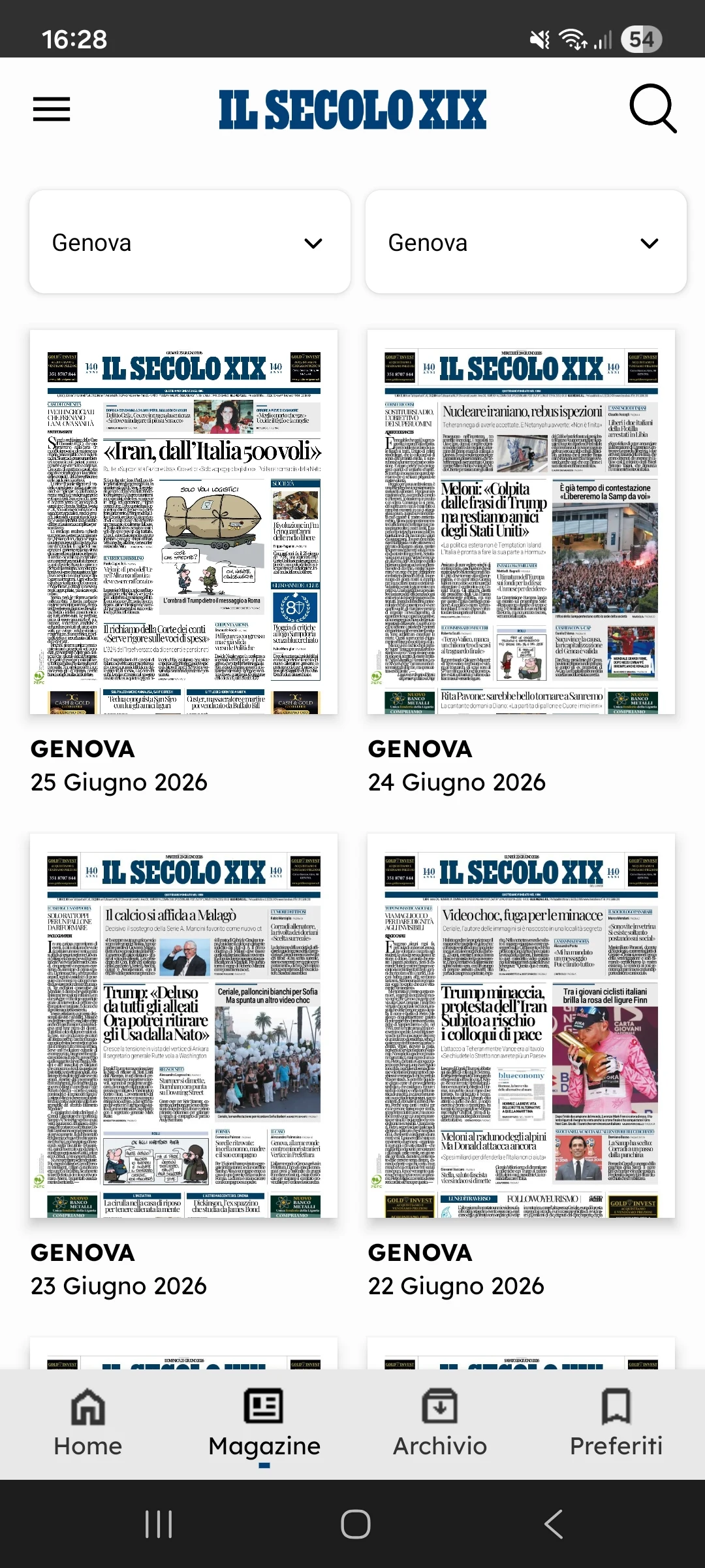 Il Secolo XIX screenshot