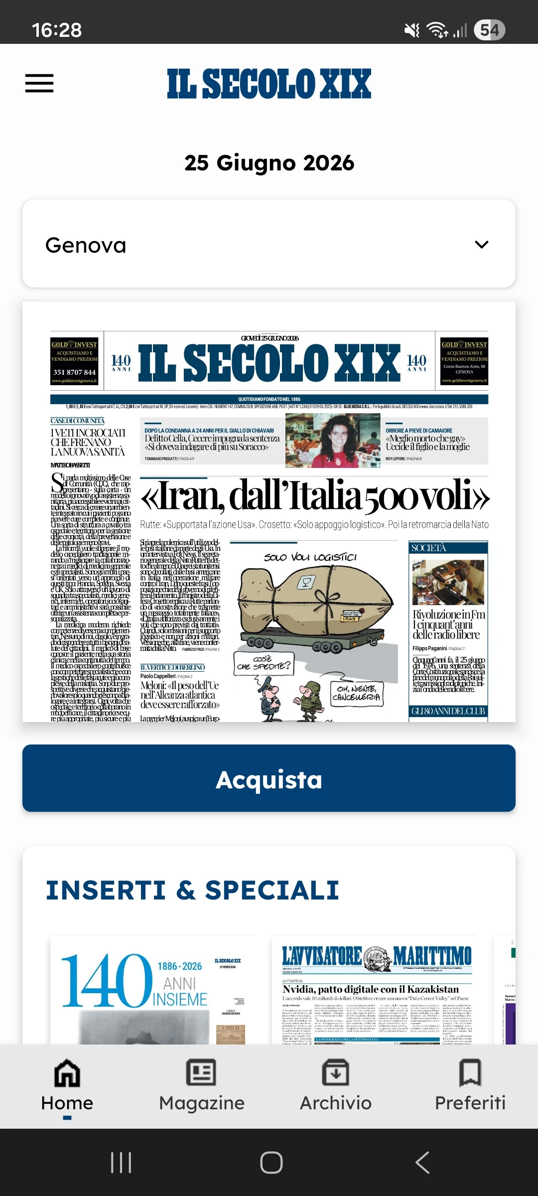 Il Secolo XIX screenshot